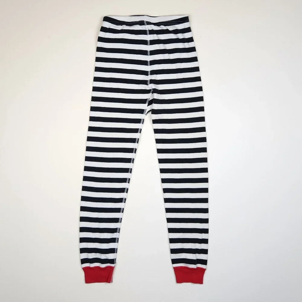 Hanna Andersson Disney Blue White Striped Pajama Pants sz US 10 140cm